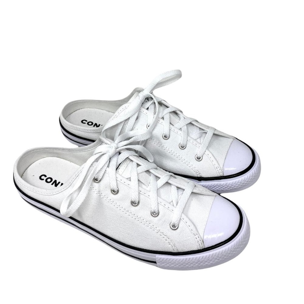 Converse CT All Star DAINTY Mule Slip White Canvas Sandals Women's Size 567946F - Picture 7 of 10